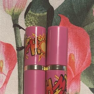 Pink Lipstick with Pop Art Design